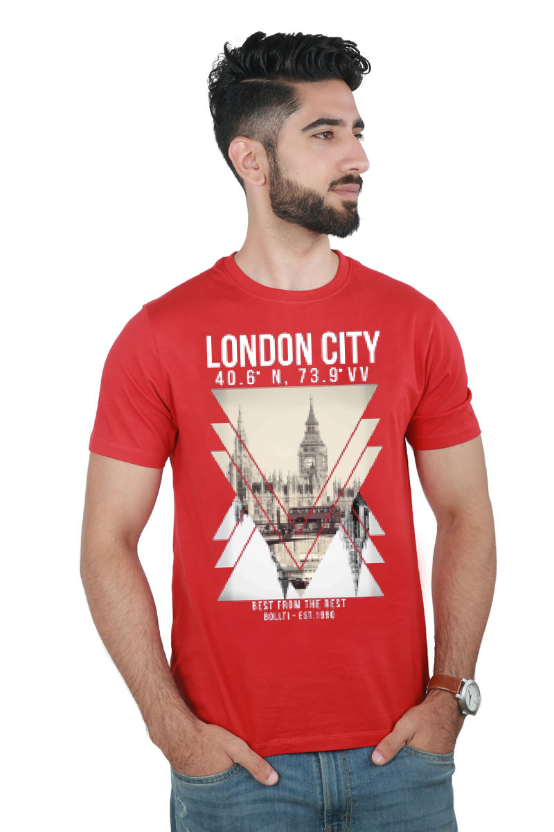 London London V-Neck T-Shirt